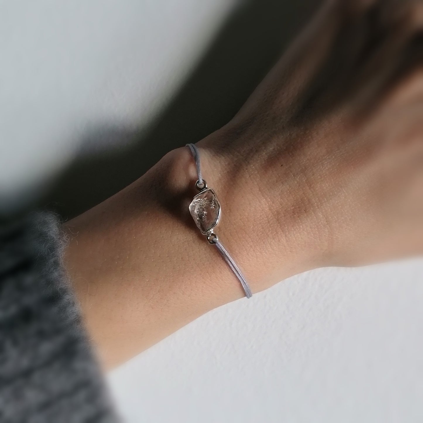 Silber Herkimer Armband | Edelstein Schmuck