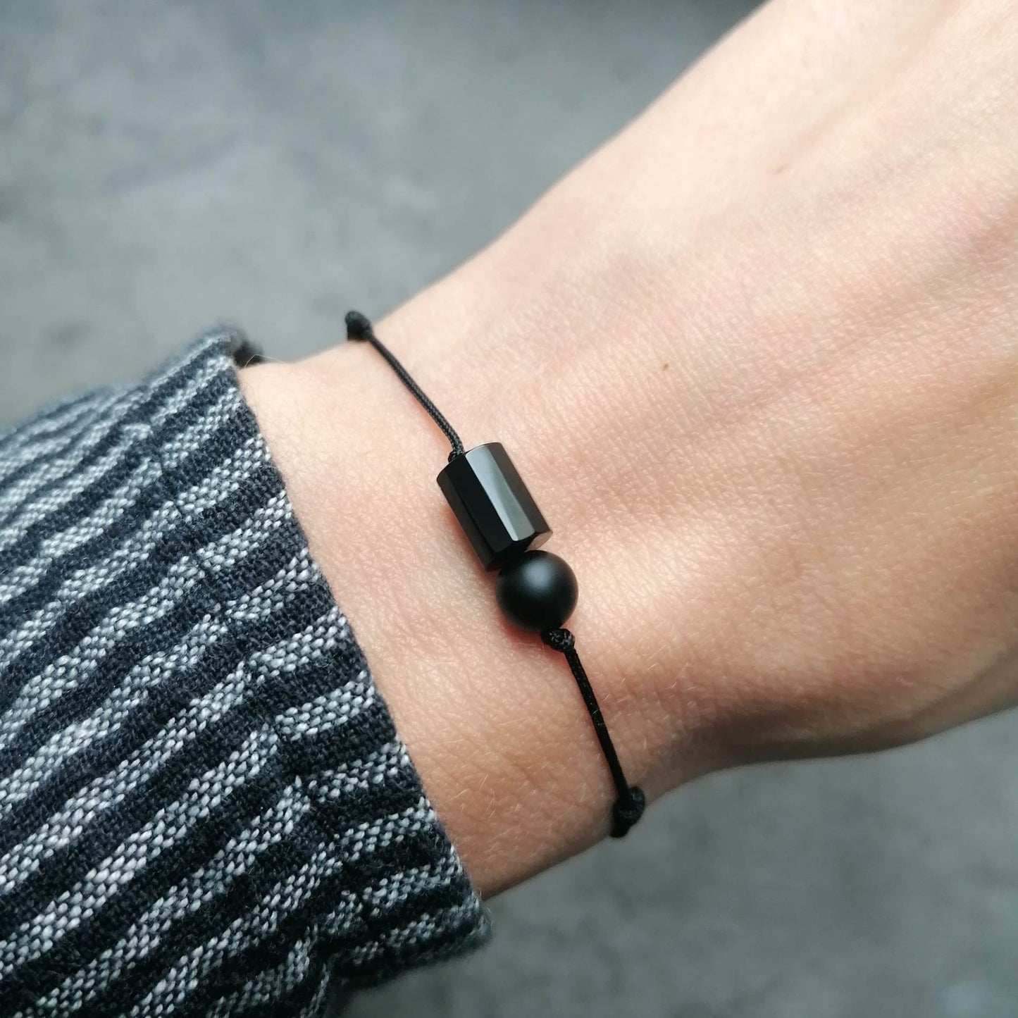 Onyx Armband schwarz | unisex