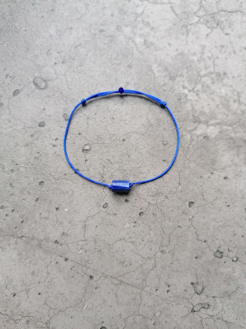 Lapislazuli Armband minimalistisch blau unisex