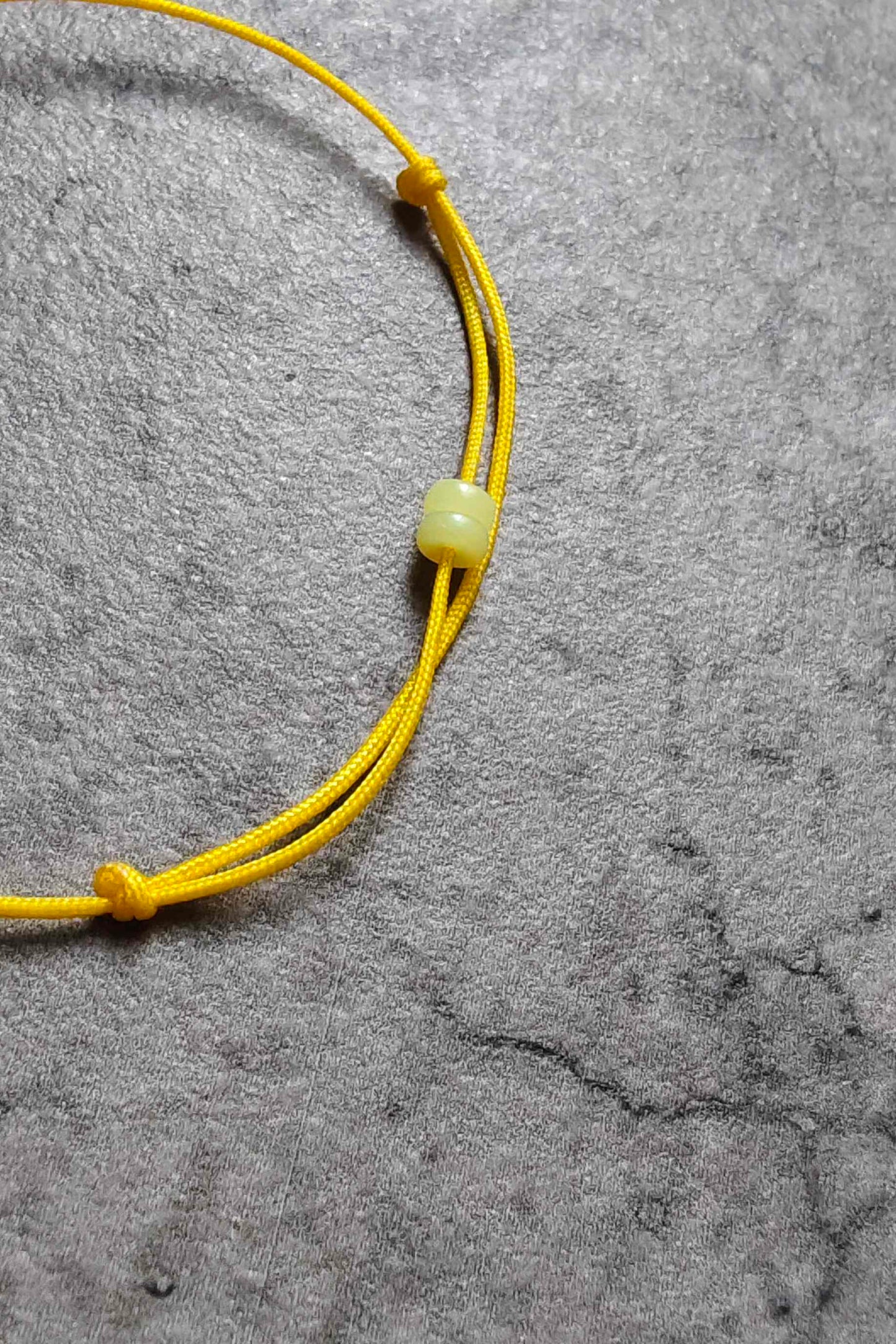 Chytha-Serpentin Armband gelbgrün & gelb