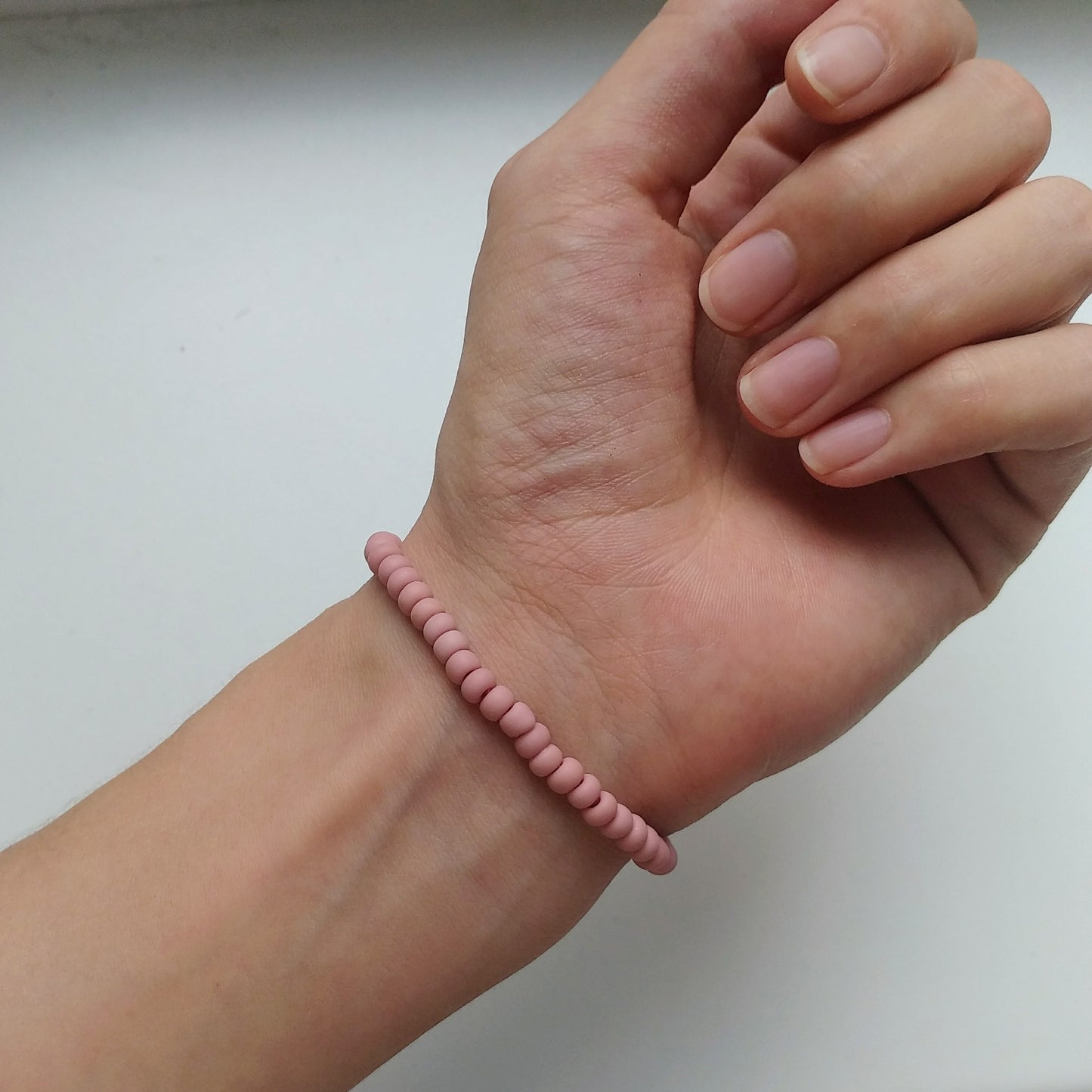 Carnelian bracelet red & pastel pink | pia north
