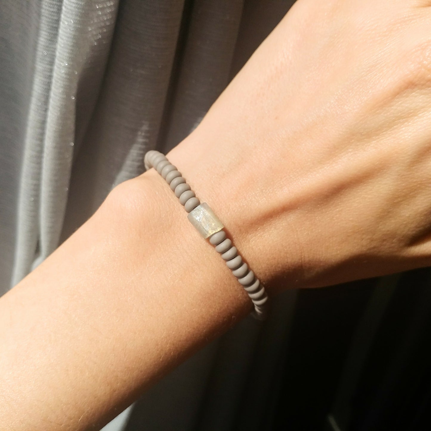 Labradorit Armband grau | pia norden