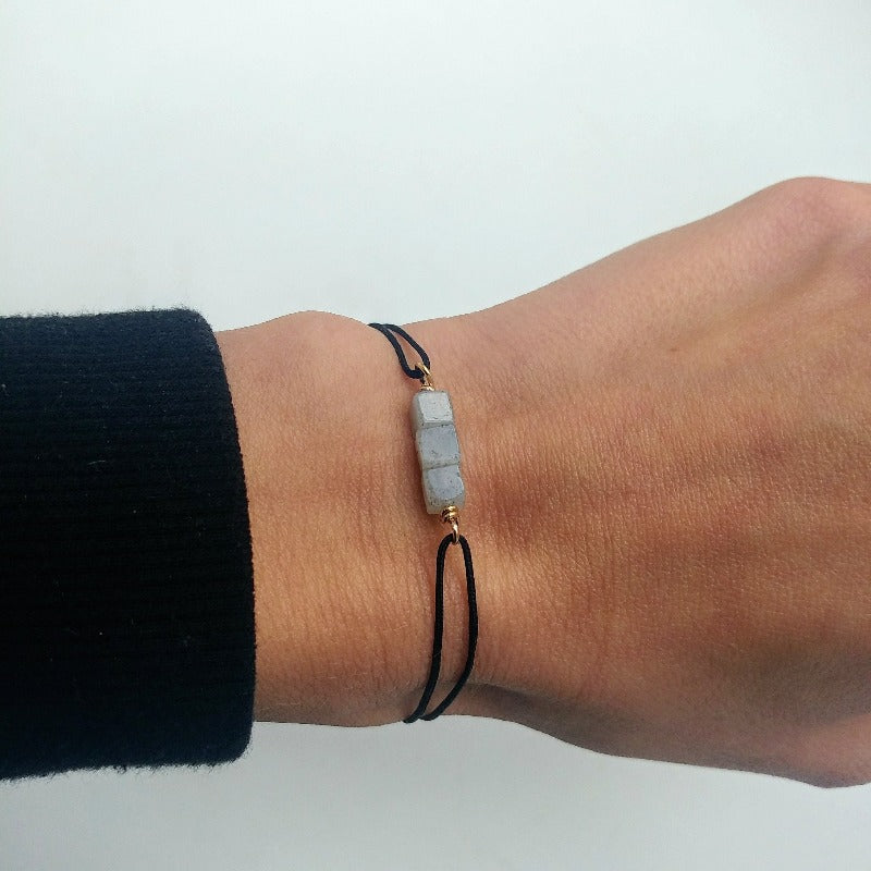 Labradorit Armband mit gold | pia norden