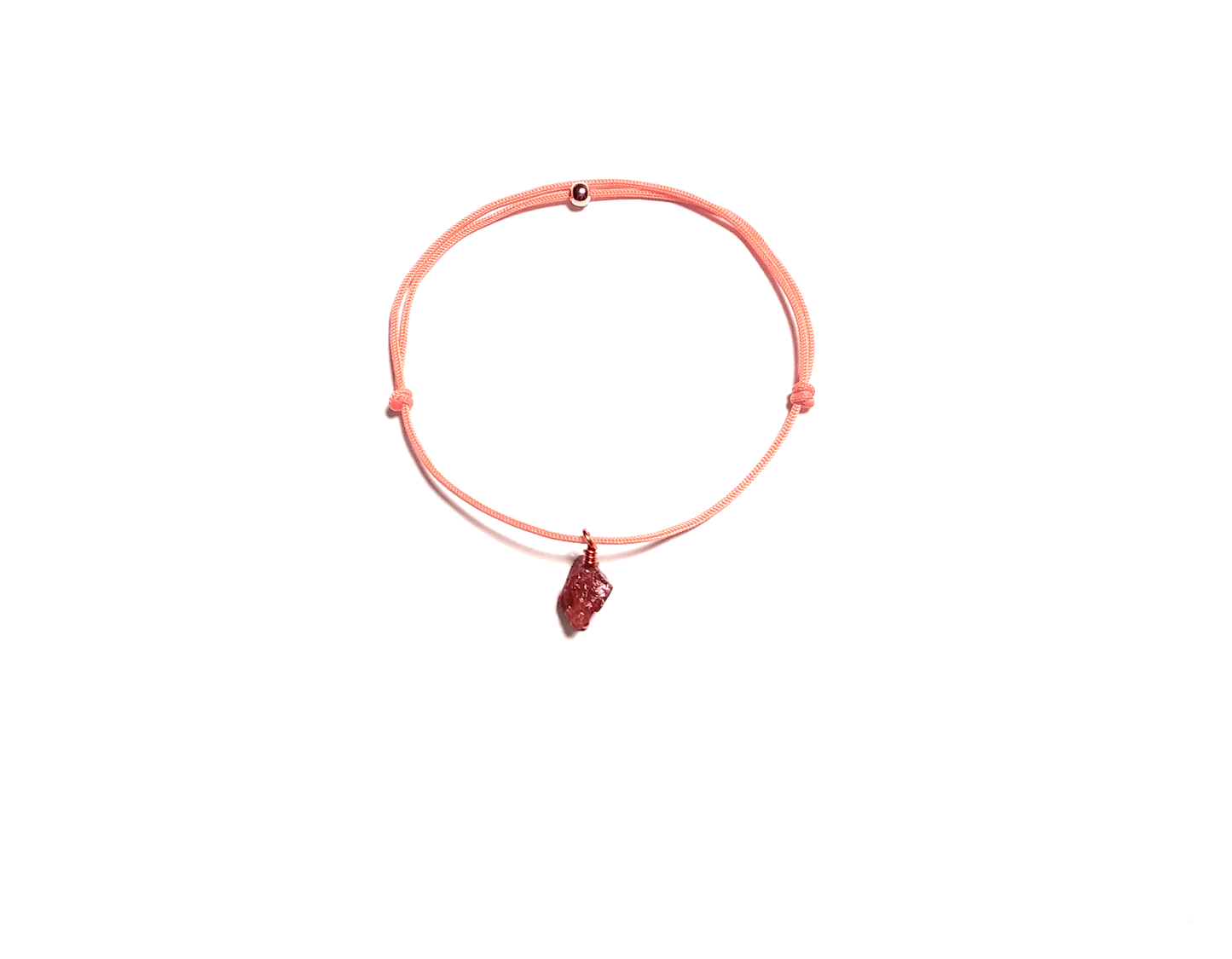 Minimalistisches Roter Turmalin Armband
