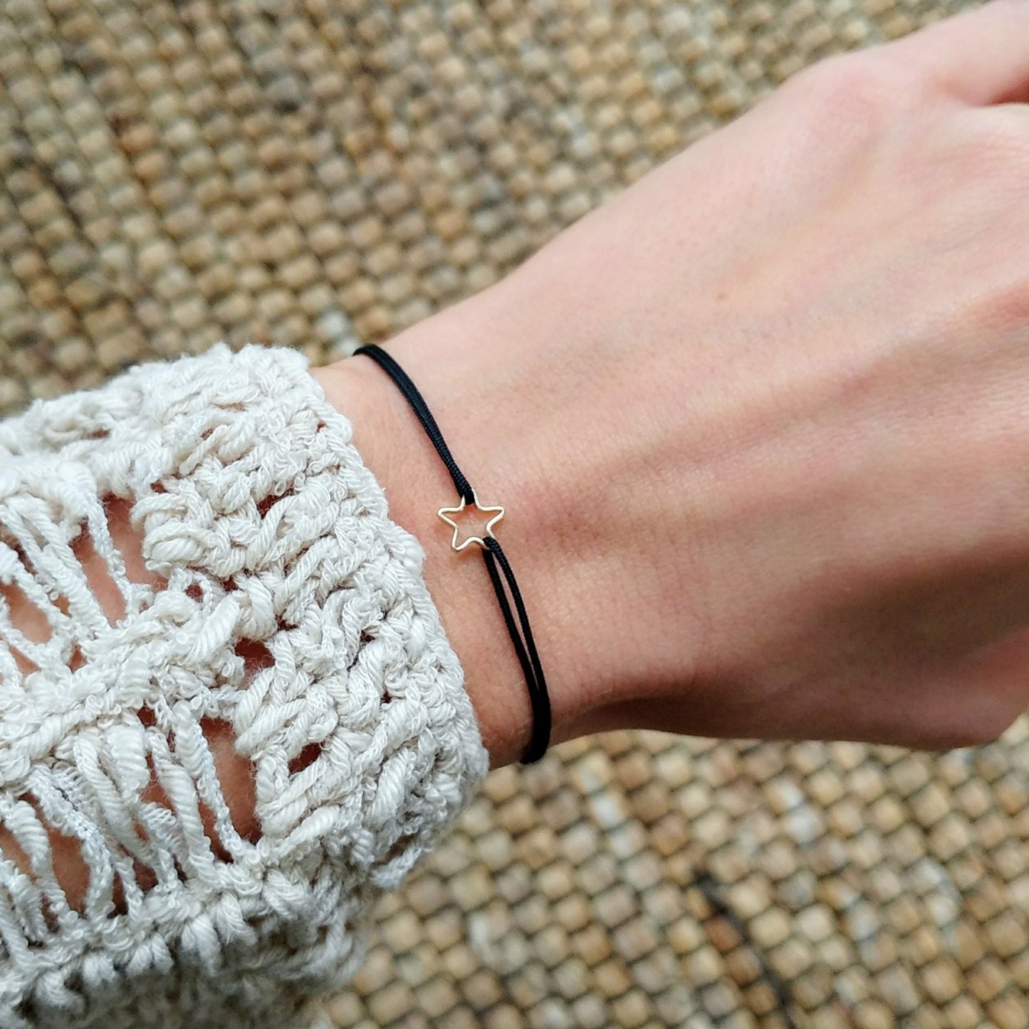Kleiner goldener Stern Armband