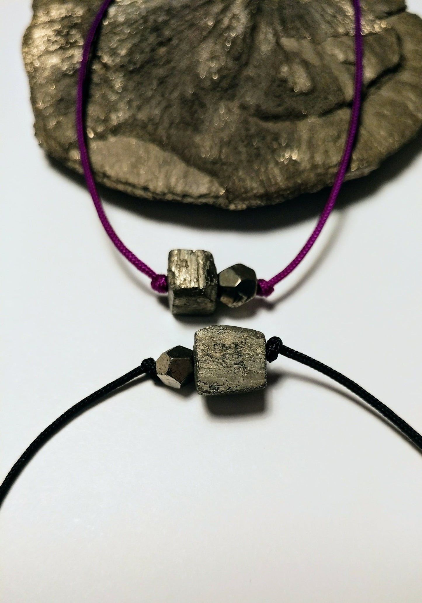 Natürlicher Pyrit Armband | Selbstbewusstsein & Hoffnung