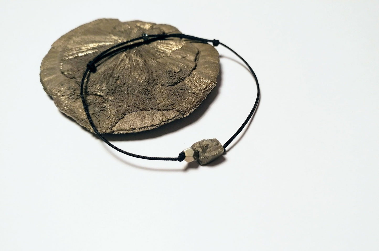 Natürlicher Pyrit Armband | Selbstbewusstsein & Hoffnung
