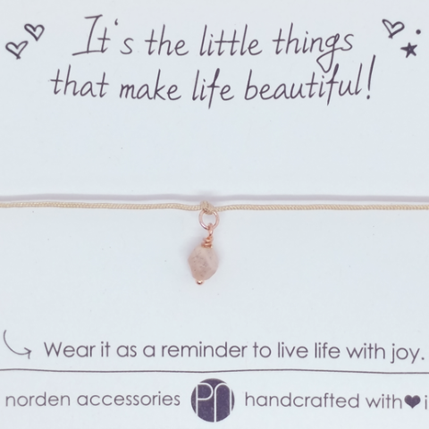 Sonnenstein Armband | nude, rosa, rosegold, beige