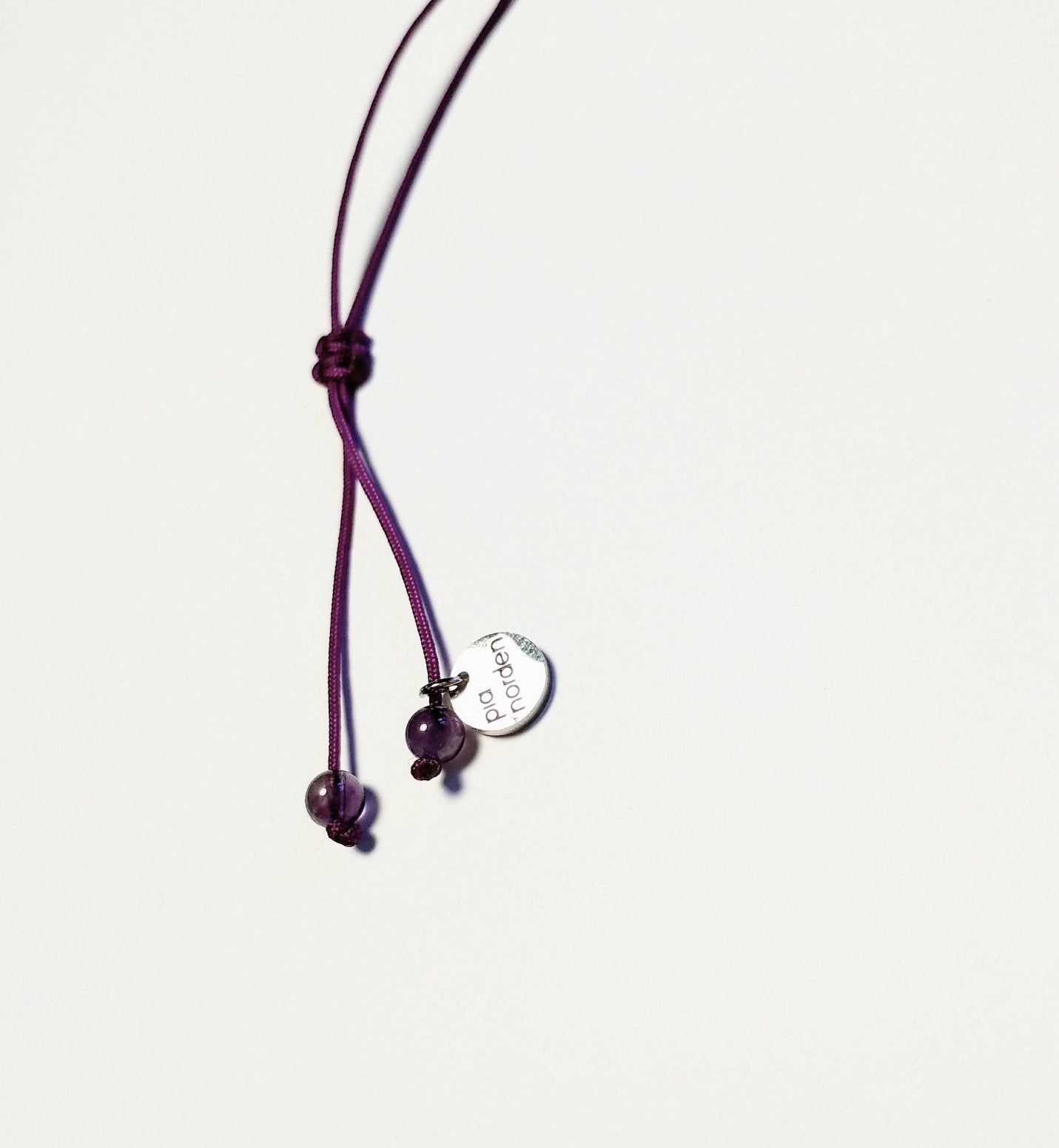 Roher Amethyst Kristall | minimalistische Halskette