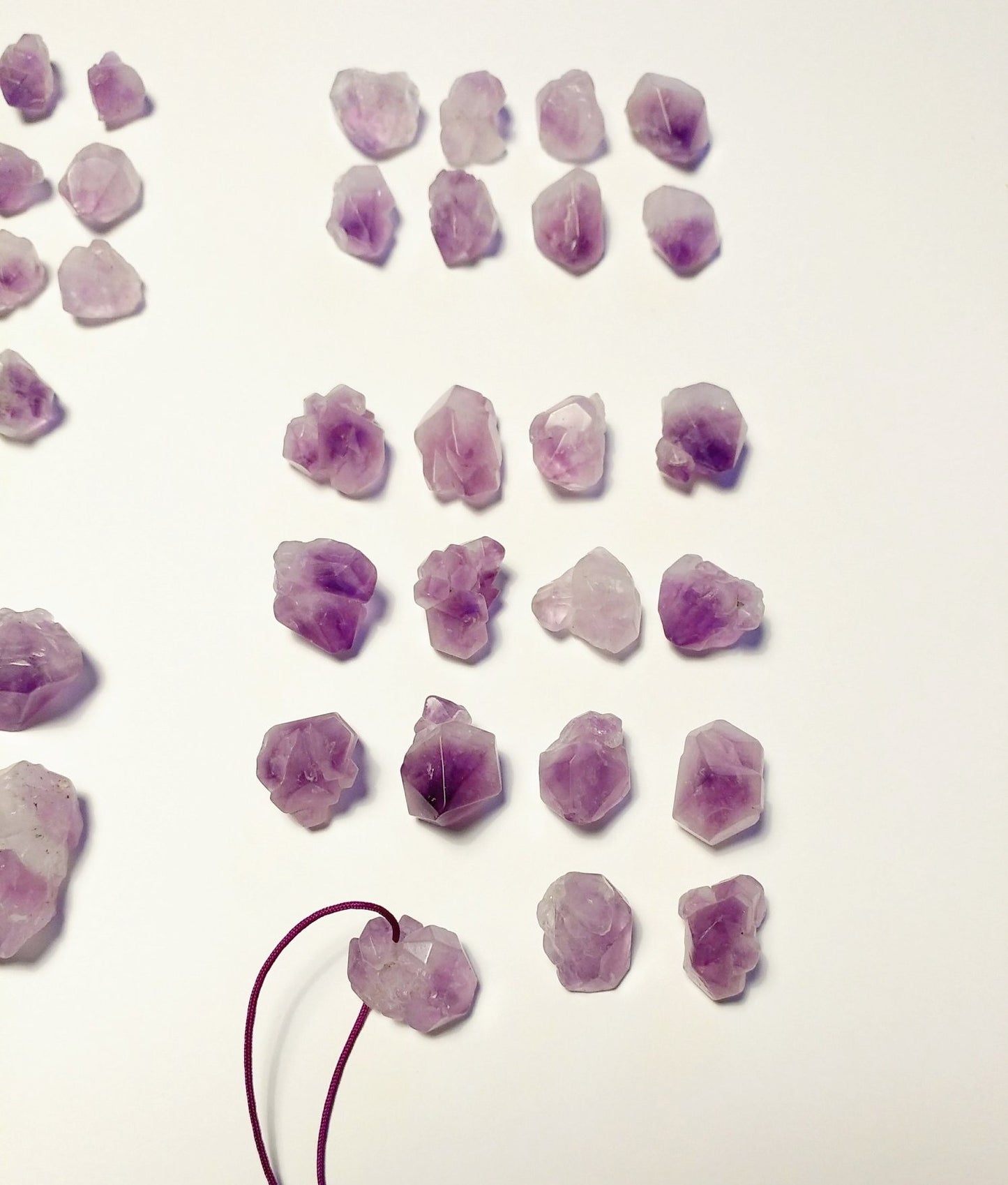 Roher Amethyst Kristall | minimalistische Halskette