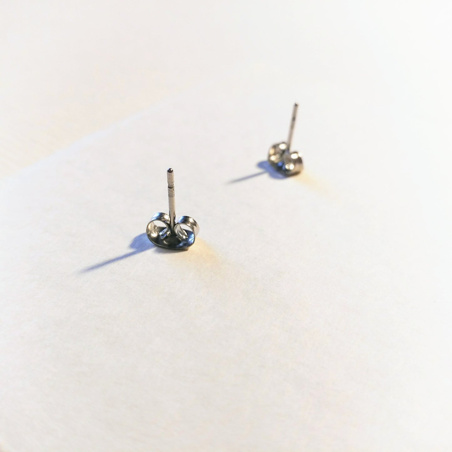 Ohrstecker 'Bari' silber | Edelstahl & Bergkristall