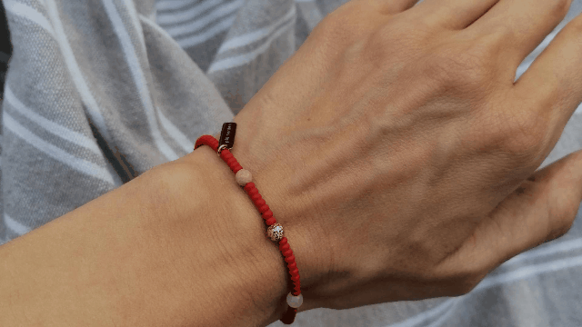 Armband rot rosa roségold | Rosenquarz Rhodochrosit | pia norden