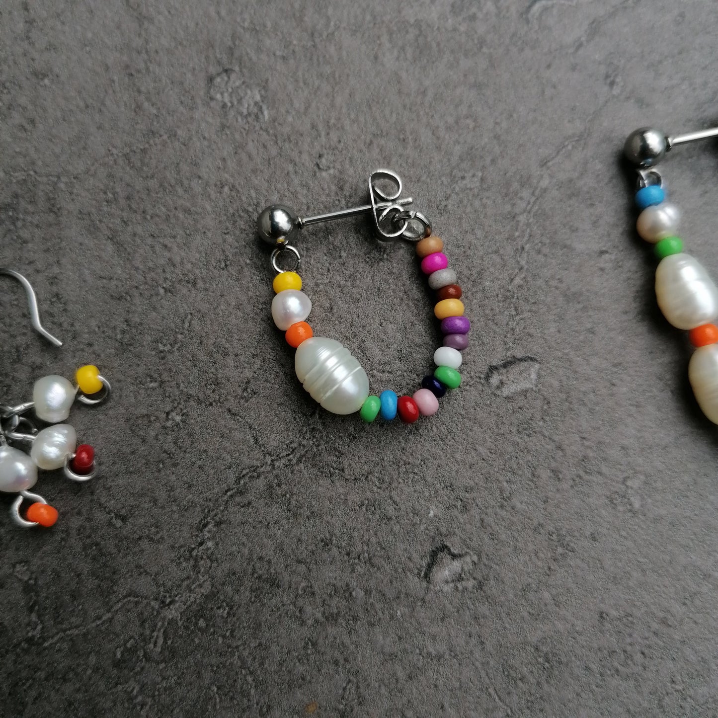 Mix & Match Perlen Ohrring Set | Buntes 3er Set | RAINBOW SEA