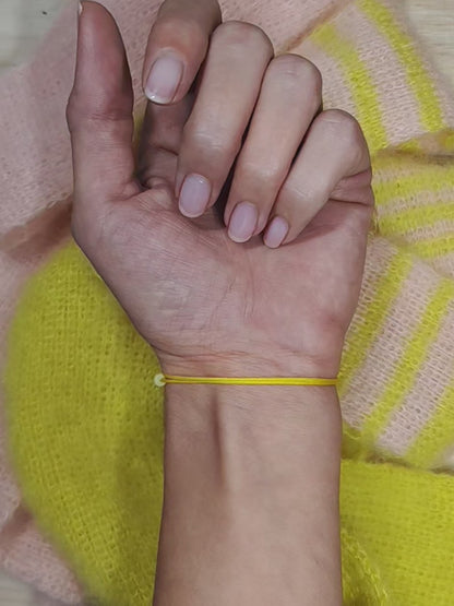 Chytha-Serpentin Armband gelbgrün & gelb