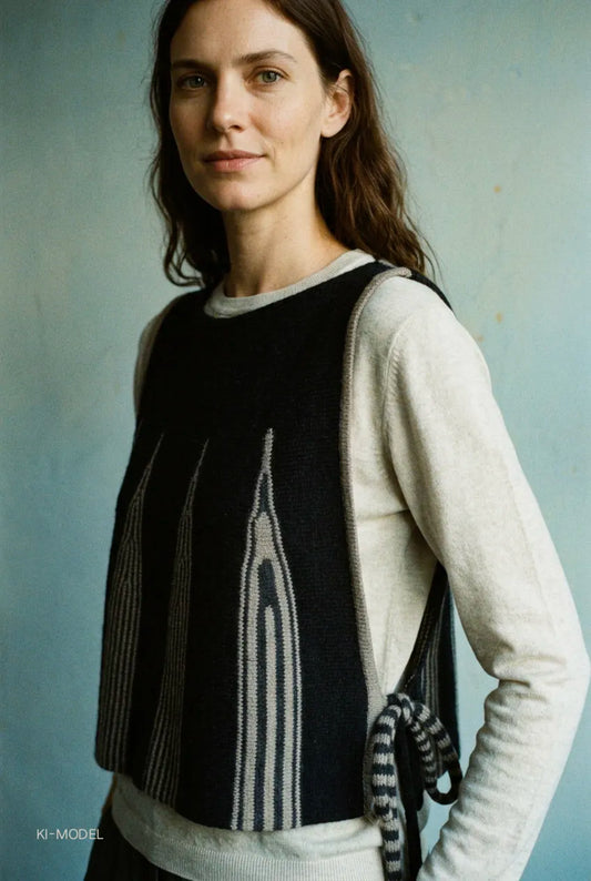 Sculpted Knit Top No.1 – Merino & Kaschmir