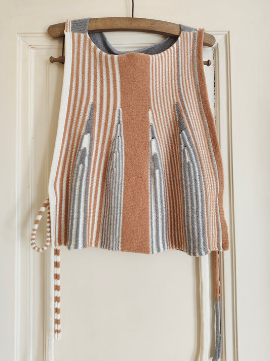 Sculpted Knit Top No.2 – Stripe mix