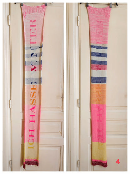 The Anti-Winter Scarf | pink red orange