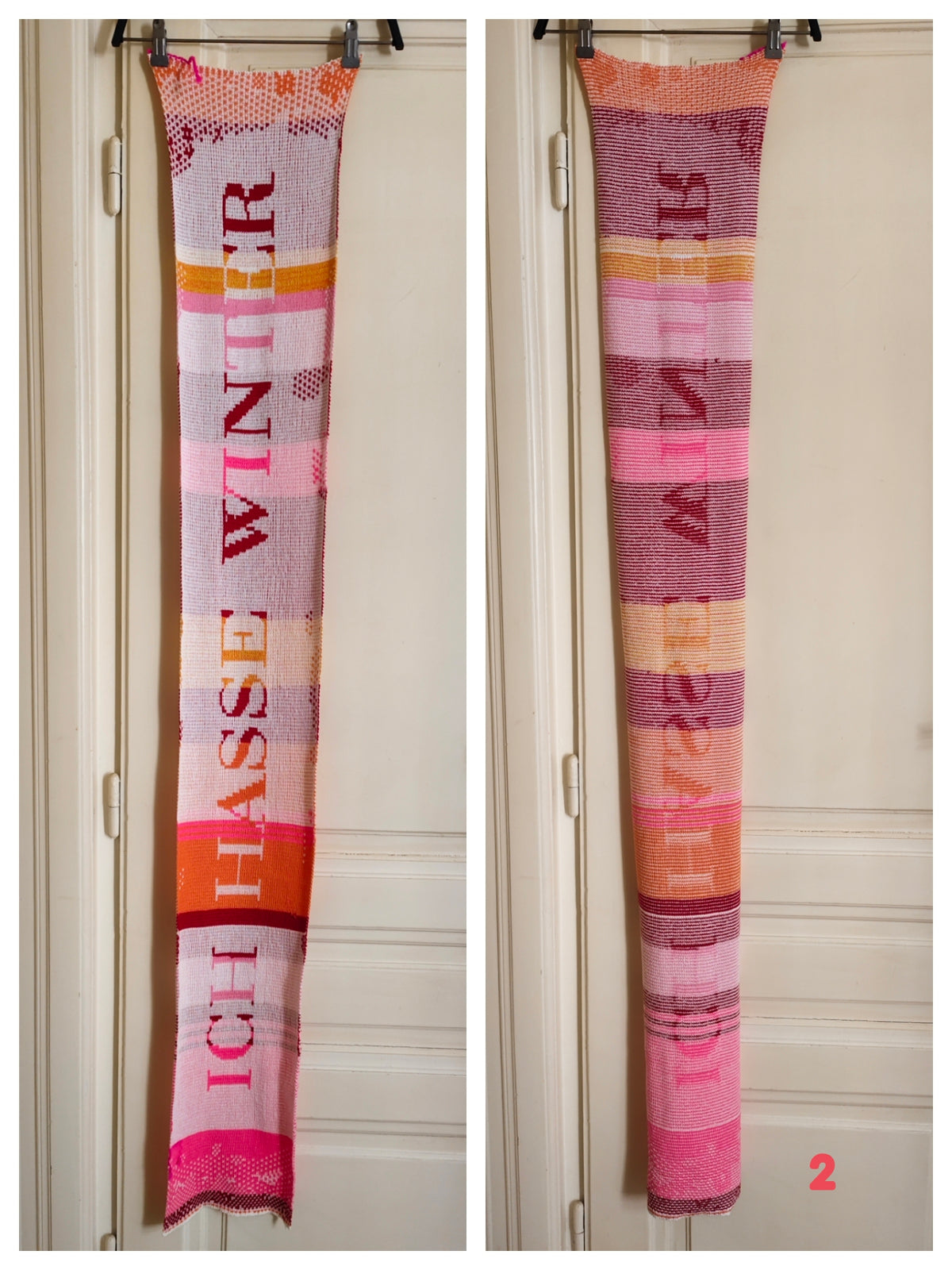 The Anti-Winter Scarf | pink red orange