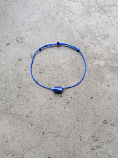 Lapislazuli Armband minimalistisch | blau | unisex