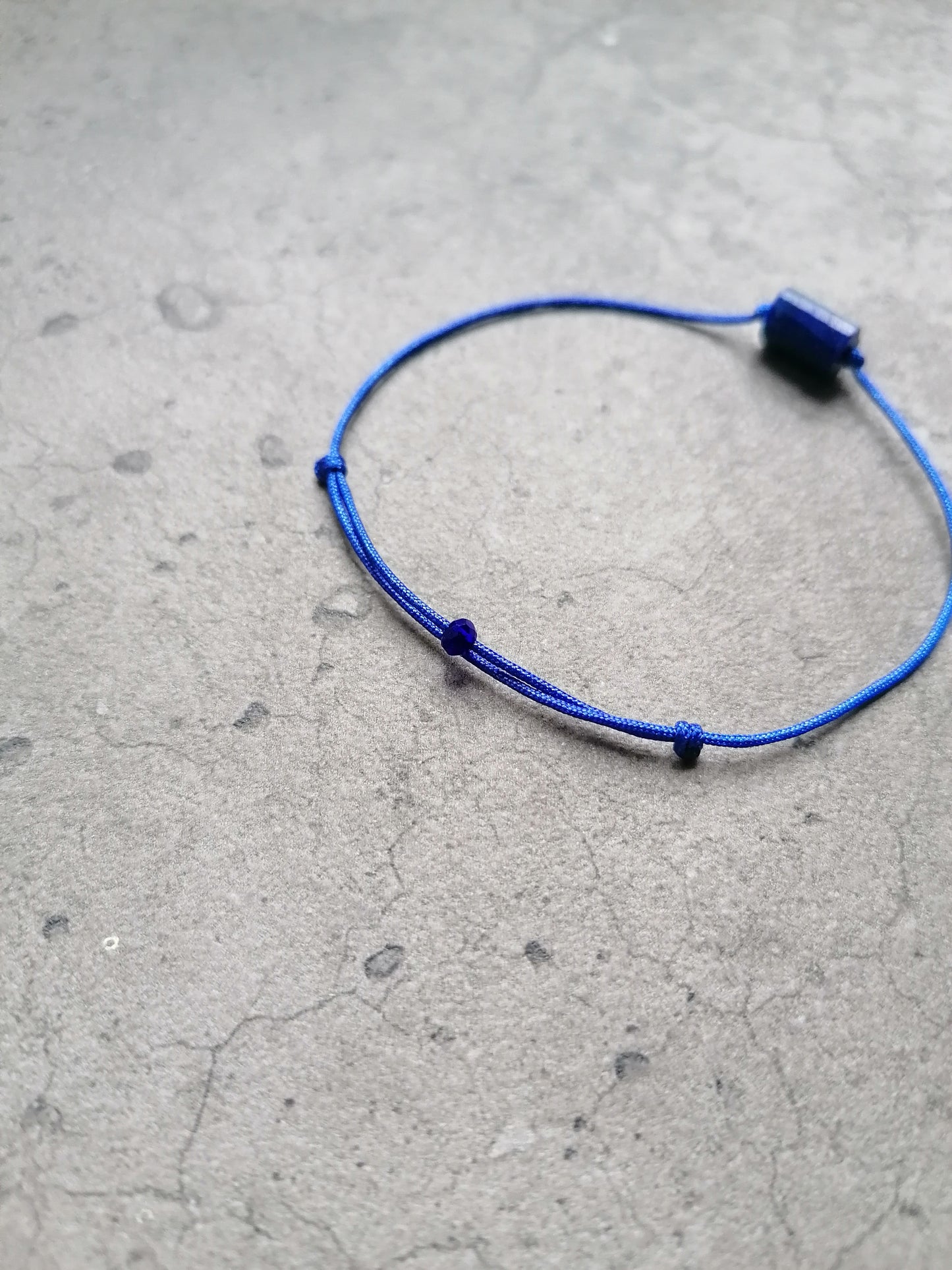 Lapislazuli Armband minimalistisch | blau | unisex