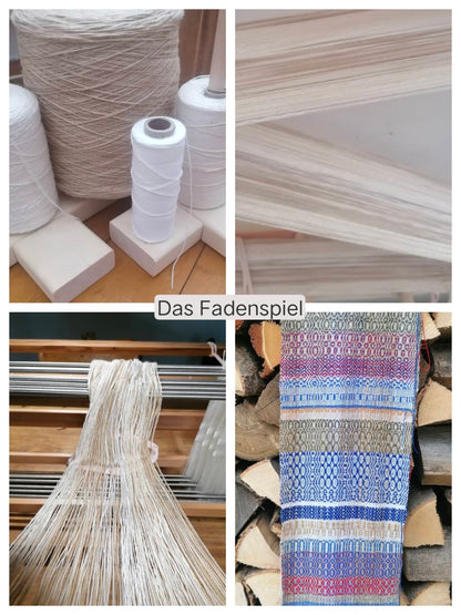 Taillengürtel gewebt | blau rot gold grün