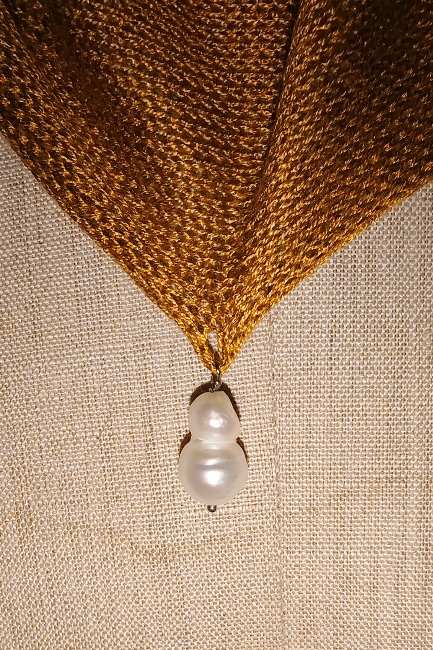 Midas Collier – Strick-Kette mit Barockperlen & Halbedelsteinen | pre-order