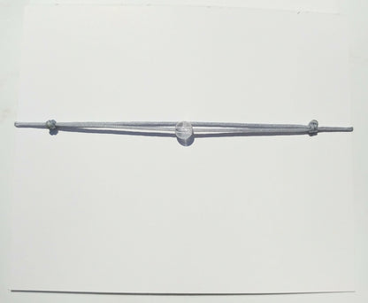 Minimalistisches Bergkristall Armband Rautenform | schwarz grau beige