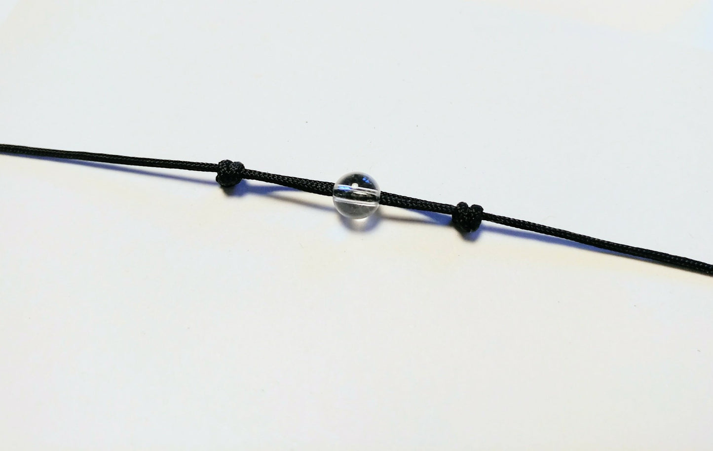 Turmalinquarz & Bergkristall Armband | minimalistisches Edelsteinarmband