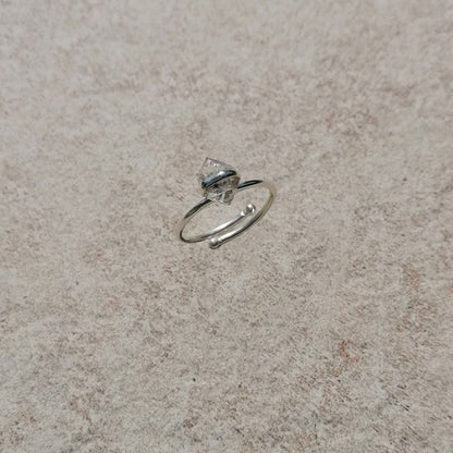 Herkimer Diamant Ring aus Silber von pia norden